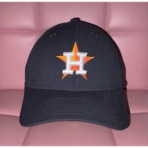 Houston Astros New Era 39THIRTY Hat - Navy Stretch Fit Cap - Size Small/Medium